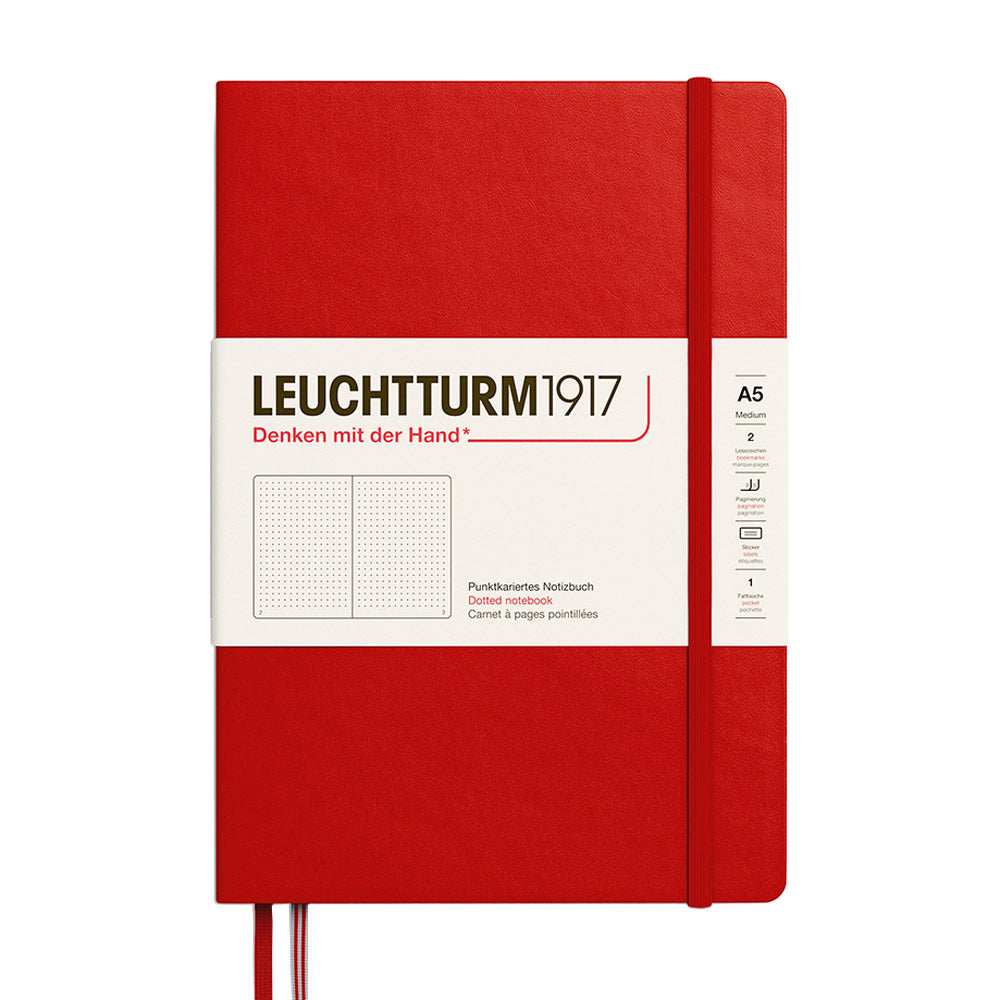 LEUCHTTURM1917 Hardcover Notebook Medium A5 Cherry