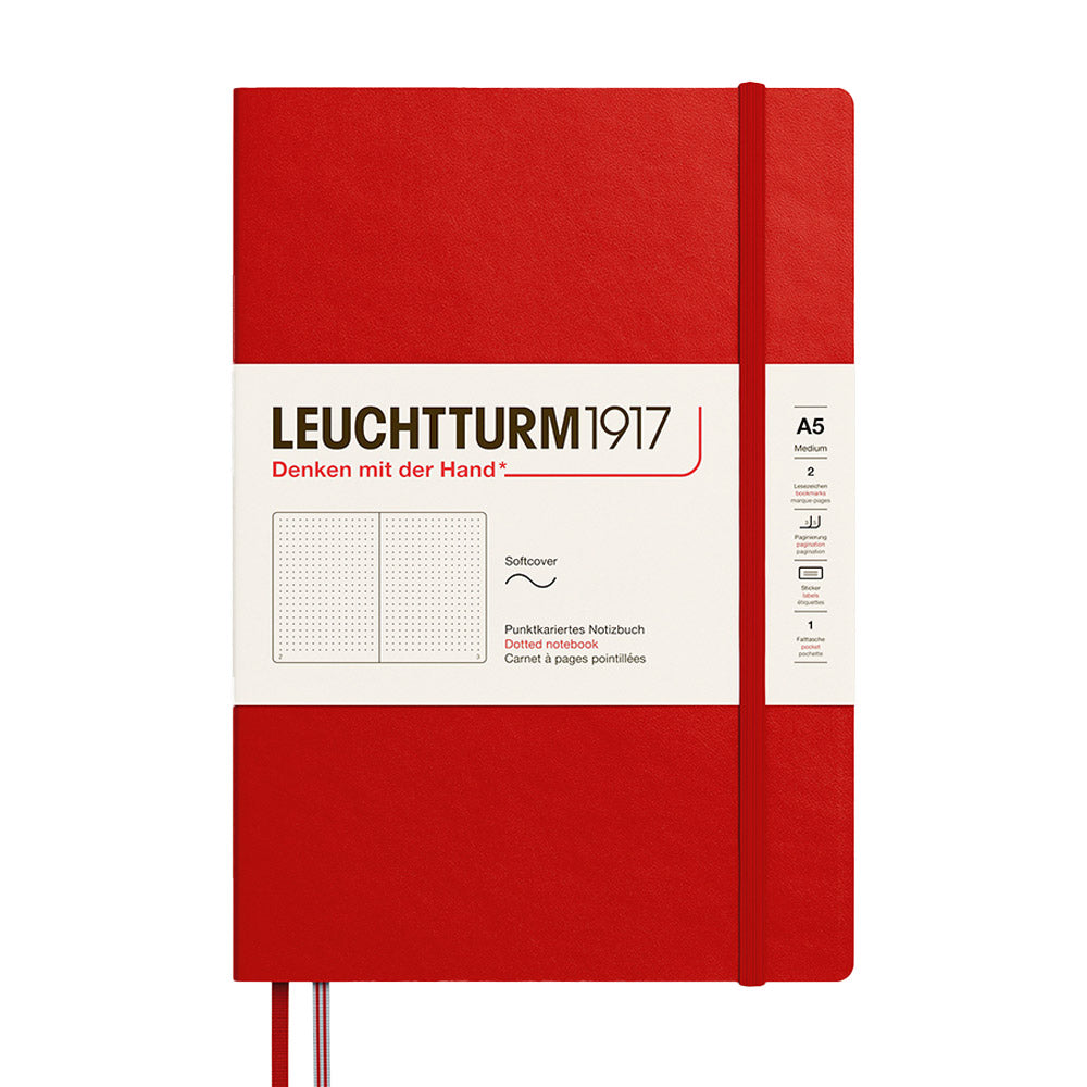 LEUCHTTURM1917 Softcover Notebook Medium A5 Cherry