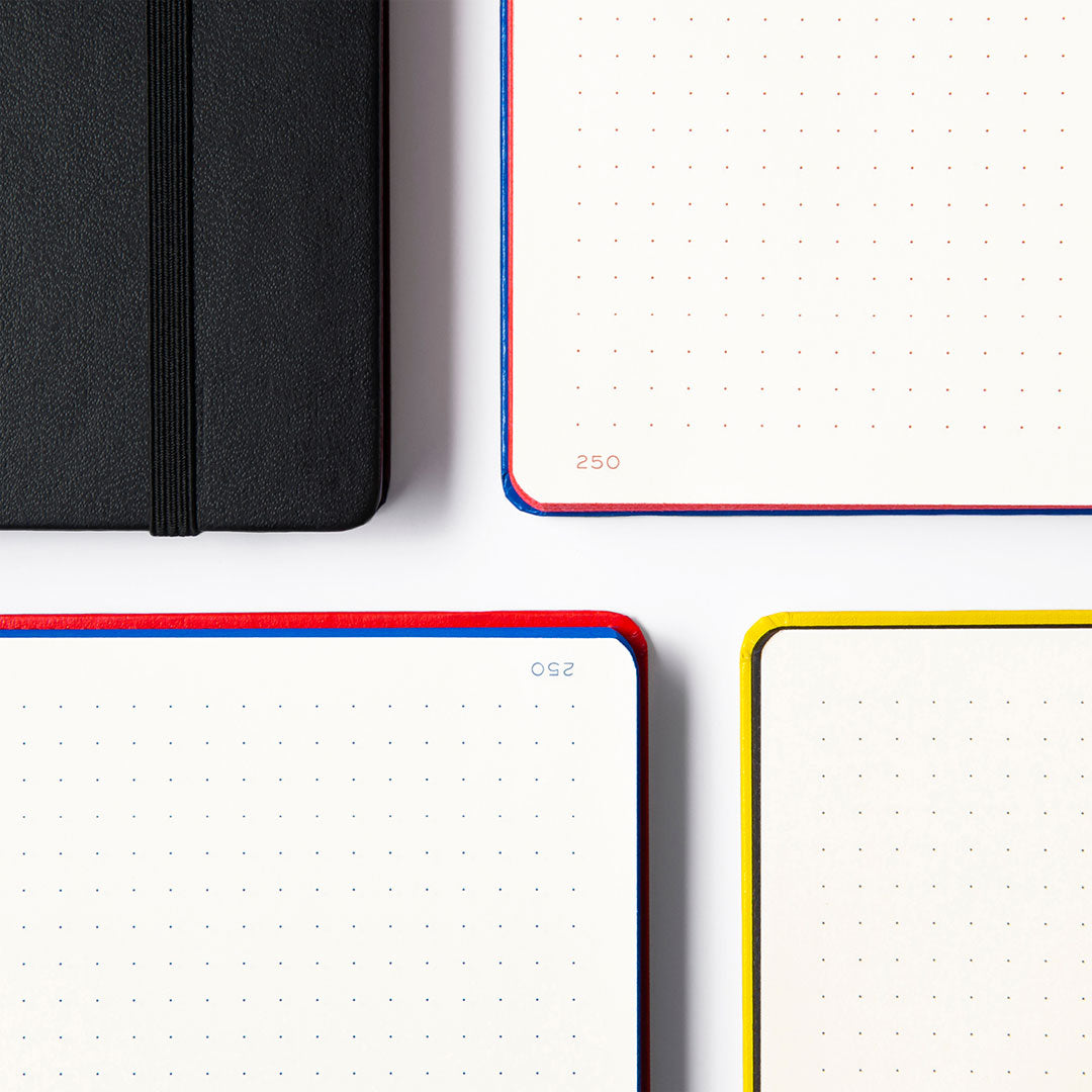 LEUCHTTURM1917 Bauhaus Edition Hardcover Notebook Medium Lemon Dotted