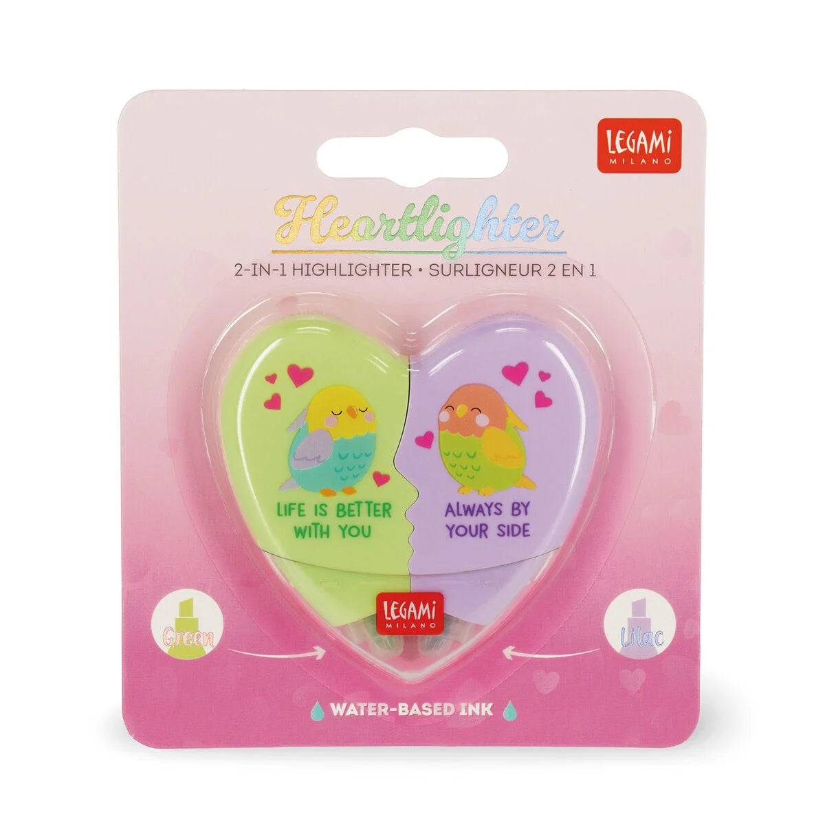 Legami 2-In-1 Heartlighter Highlighter