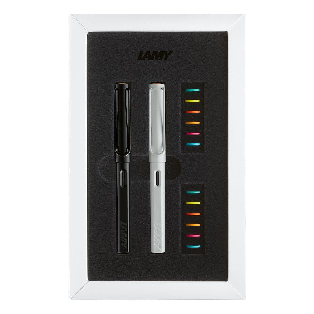 LAMY safari All White Multicolour + LAMY safari All Black Multicolour