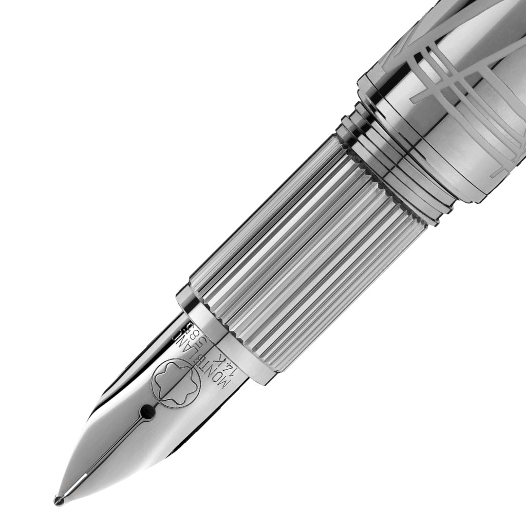 Montblanc Starwalker SpaceBlue Metal Fountain Pen
