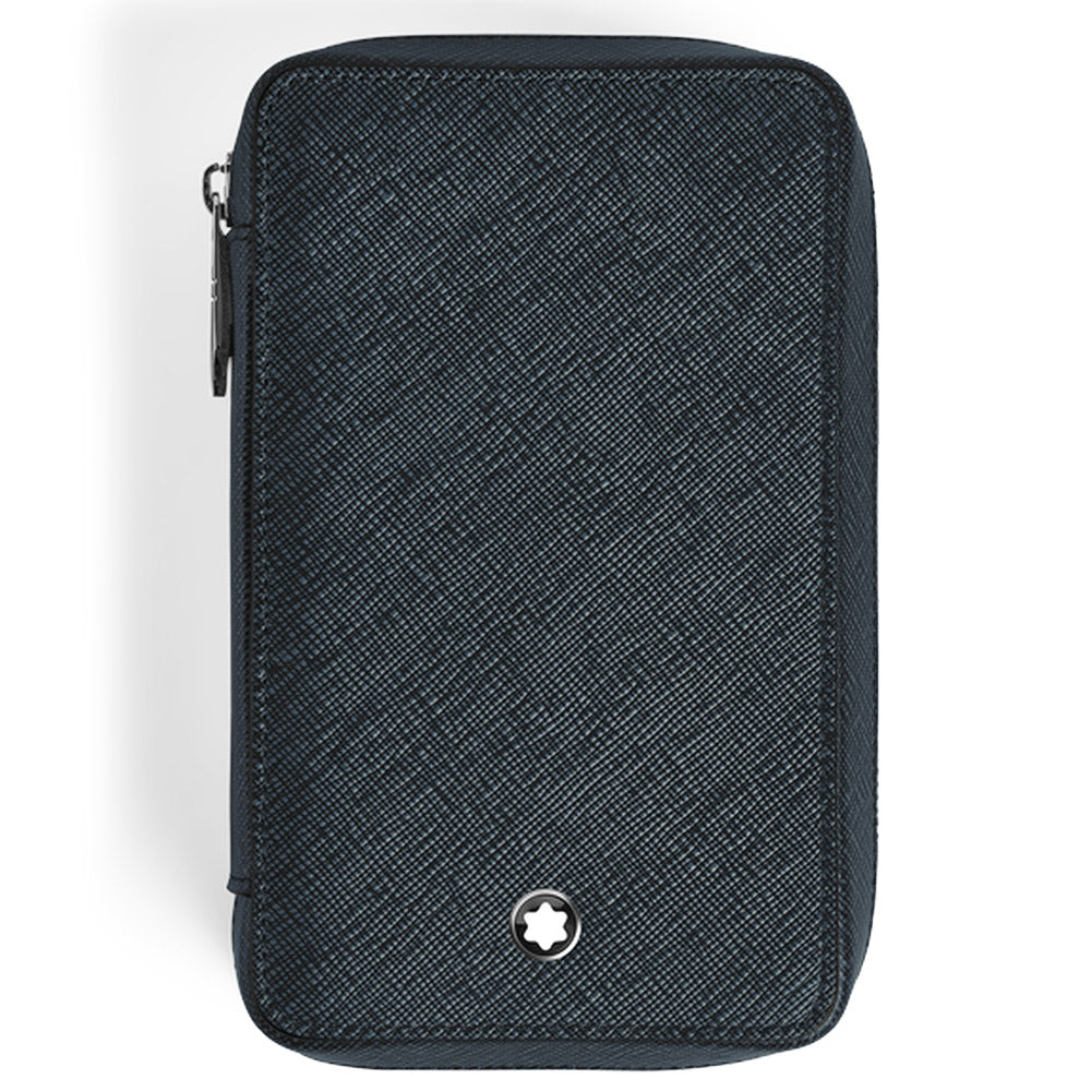 Montblanc Sartorial 8 Pen Pouch Tweed Blue