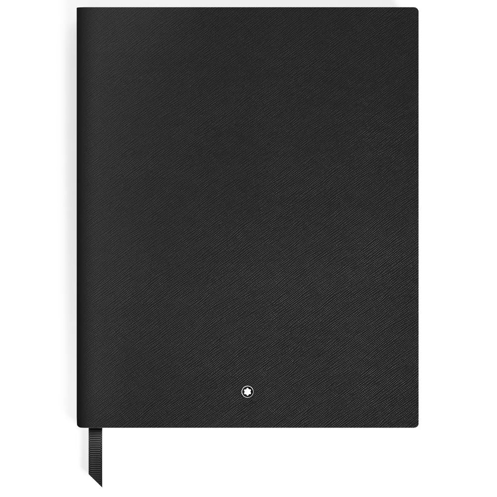 Montblanc Large Notebook Black Leather Lined