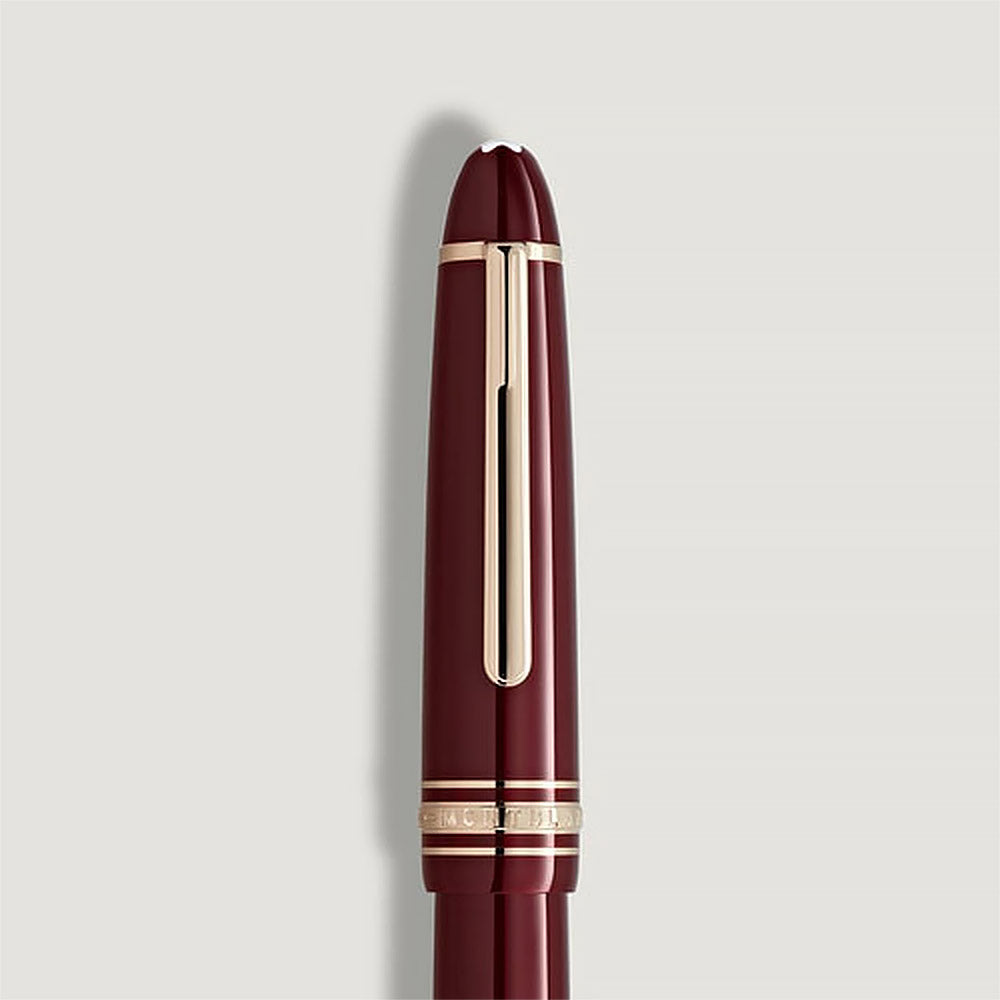 Montblanc Meisterstück Burgundy Red LeGrand Fountain Pen