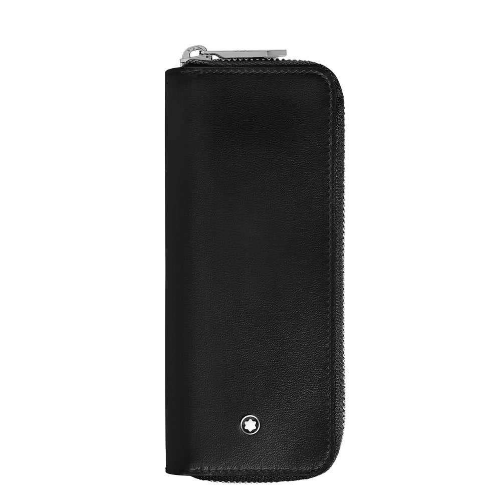 Montblanc Meisterstuck 2 Pen Pouch with Zip Black