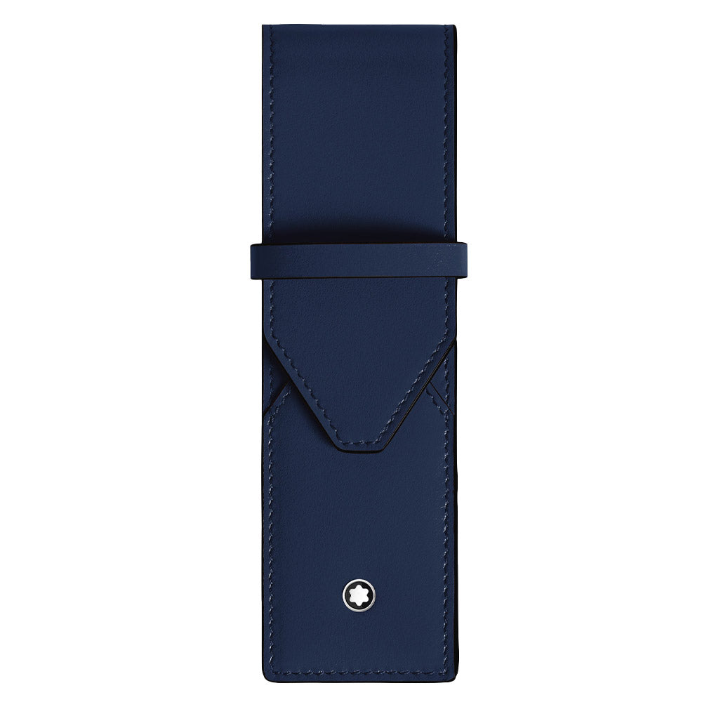Montblanc Meisterstuck 2 Pen Pouch Ink Blue