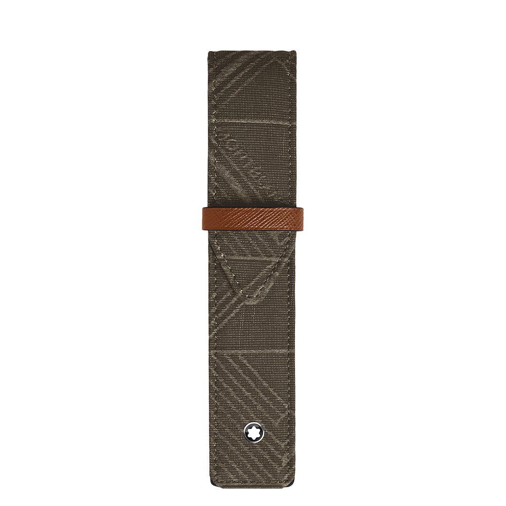 Montblanc 4810 Jacquard 1 Pen Pouch Khaki