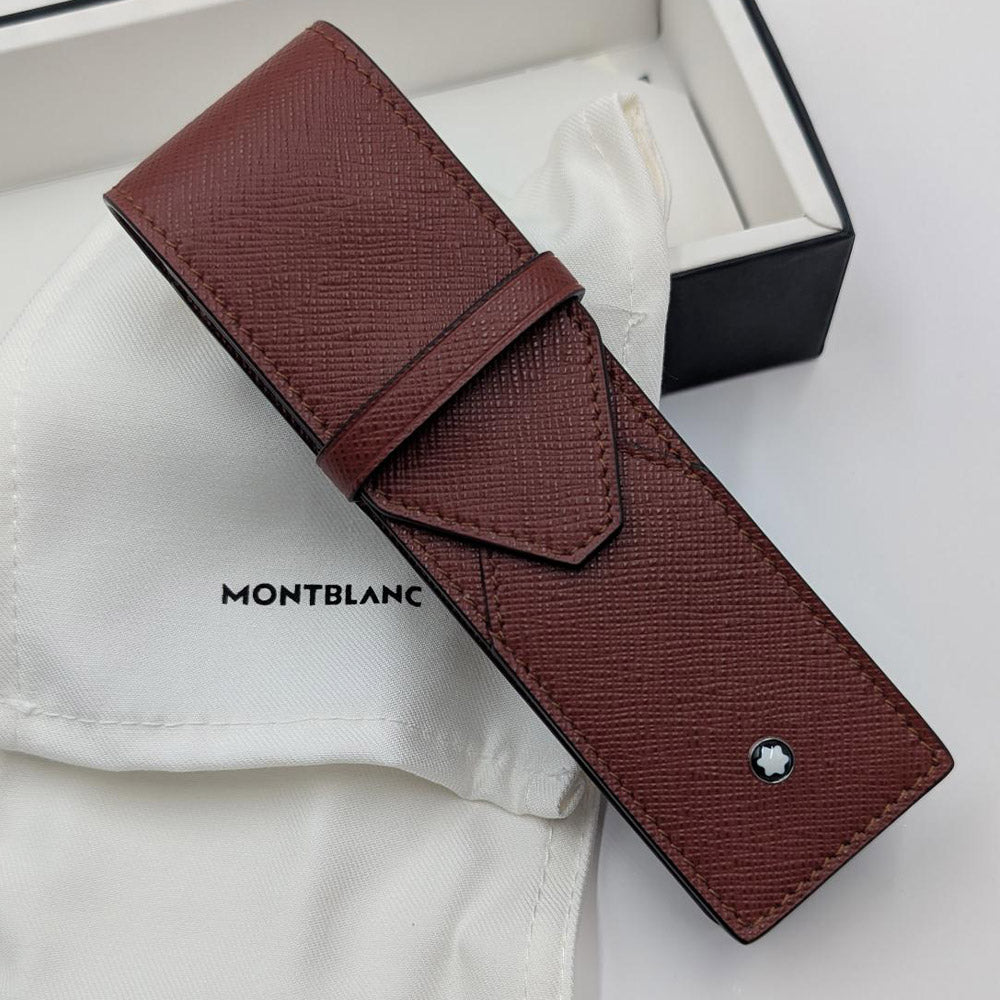 Montblanc Envelope 2 Pen Pouch Red Oak