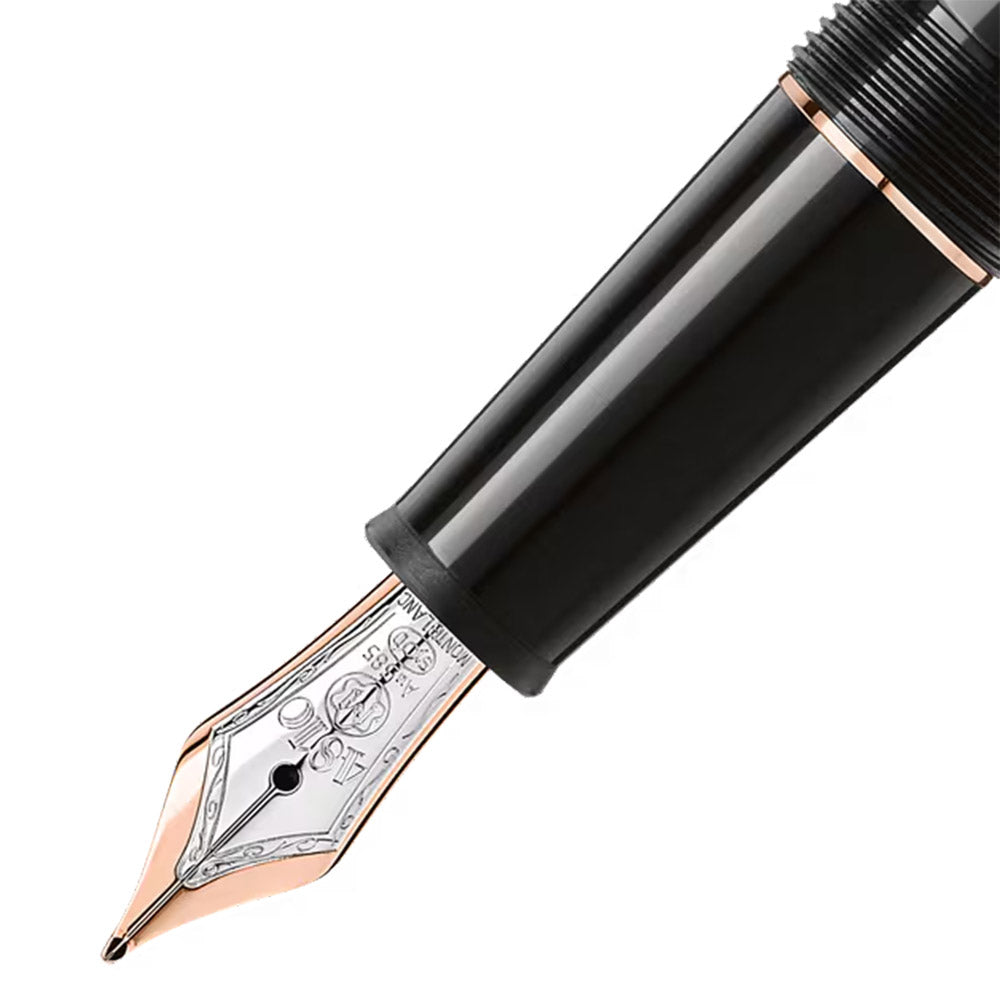 Montblanc Meisterstuck Classique Fountain Pen Rose Gold Trim