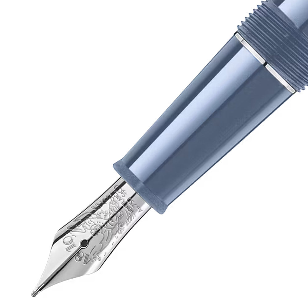 Montblanc Meisterstuck Glacier Doue Fountain Pen Blue
