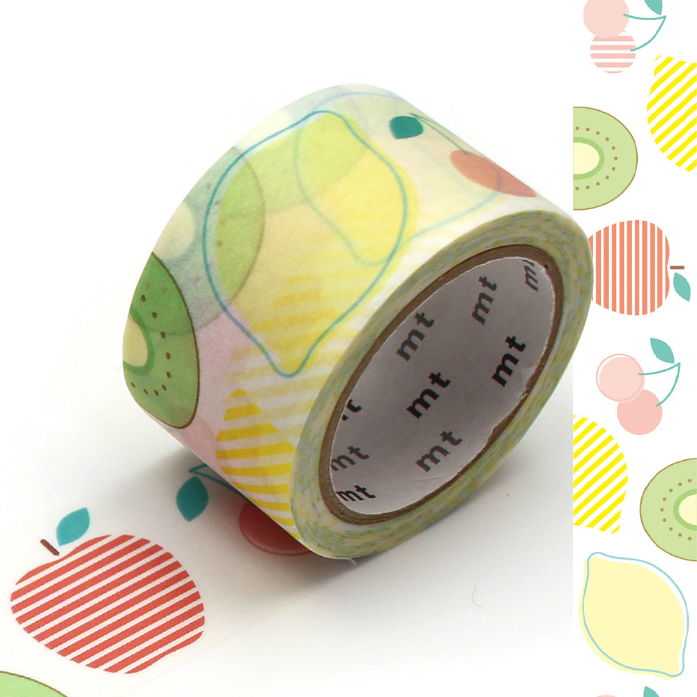 mt Washi Masking Tape - 25mm x 7m - Seasonal Fruits
