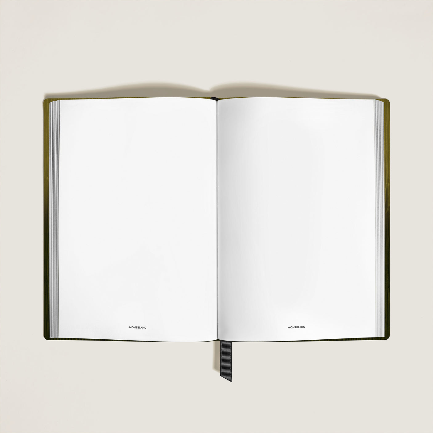 Montblanc Notebook Large Corteccia Sfumato Leather Velvet Green