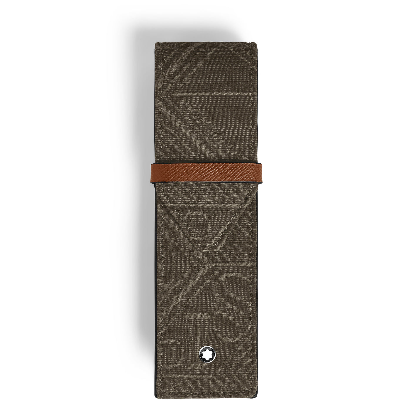 Montblanc 4810 Jacquard 2 Pen Pouch Khaki