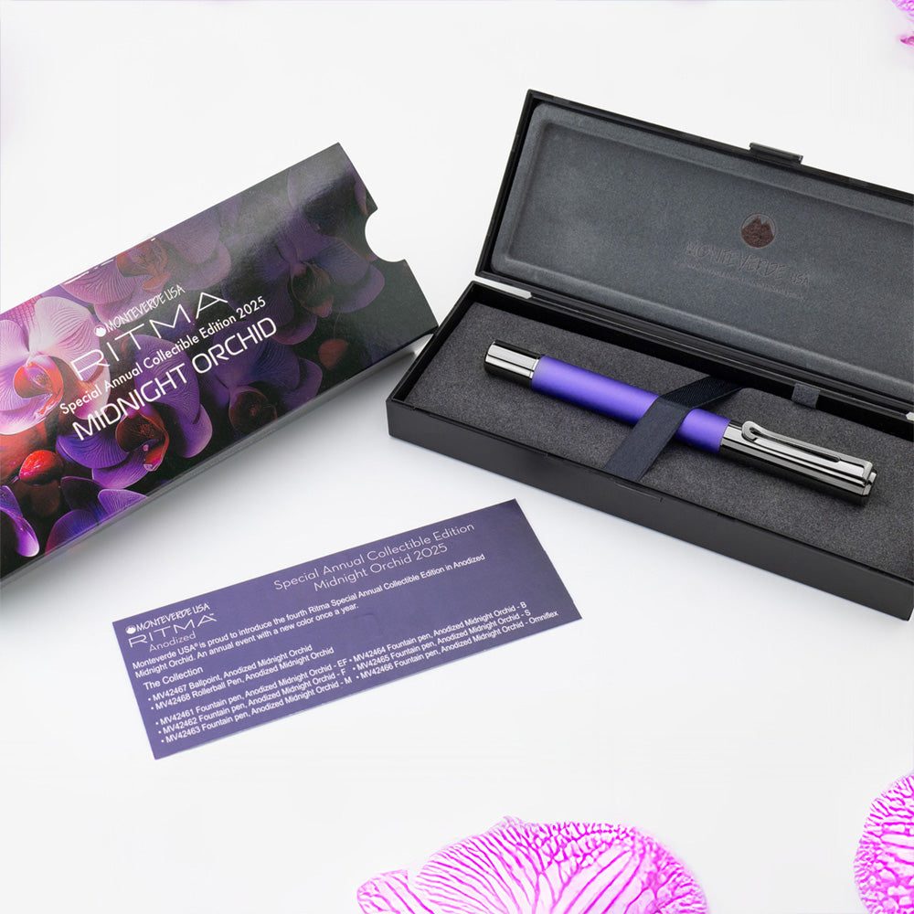 Monteverde Ritma Fountain Pen Special Edition Midnight Orchid