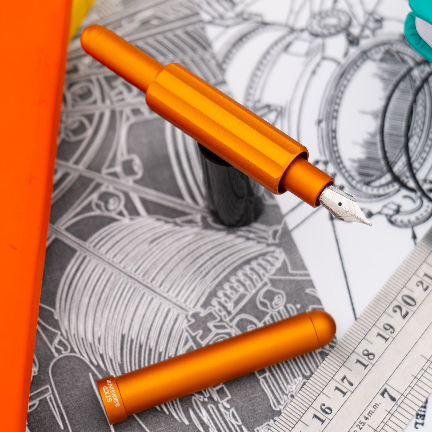 Monteverde Axis Fountain Pen Orange