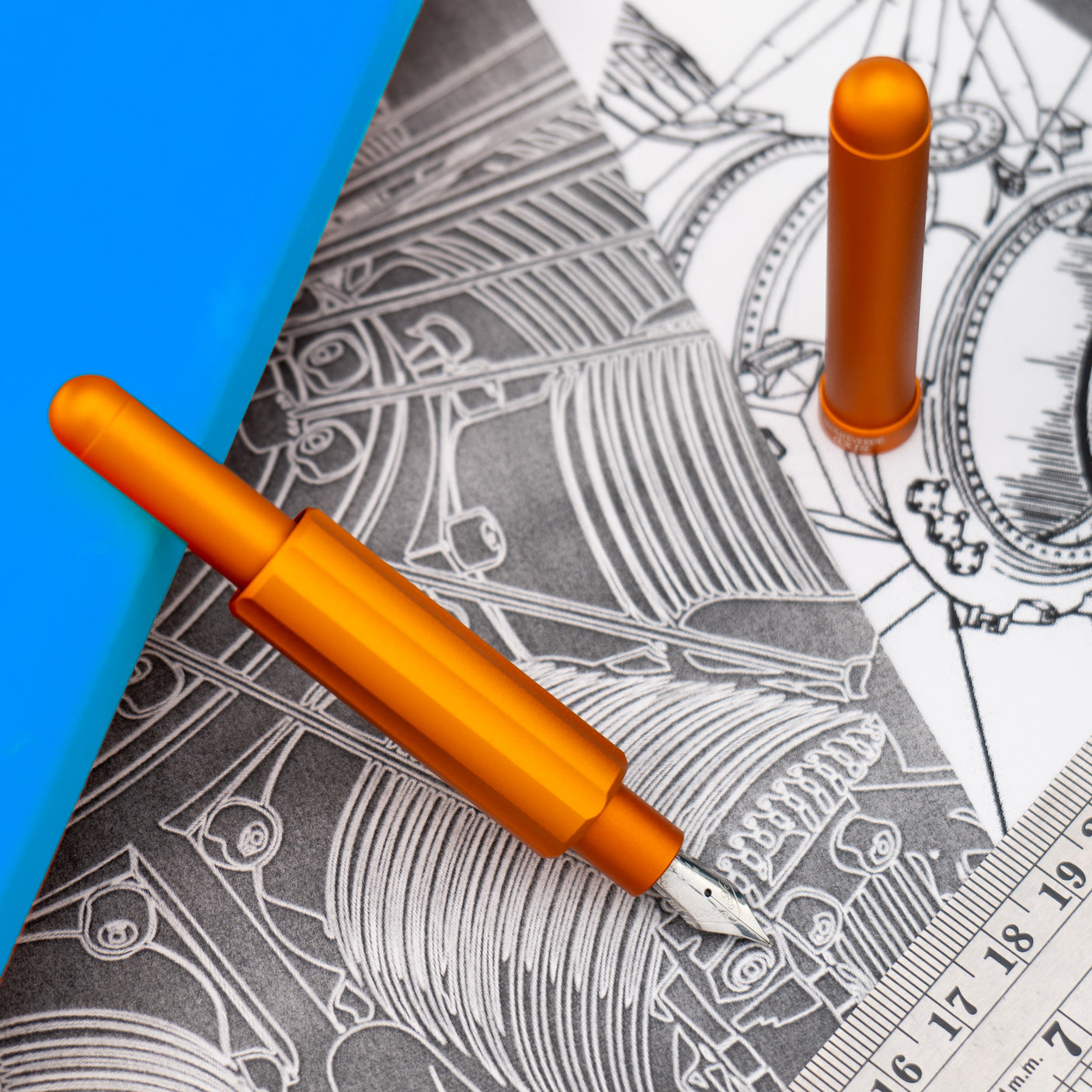 Monteverde Axis Fountain Pen Orange