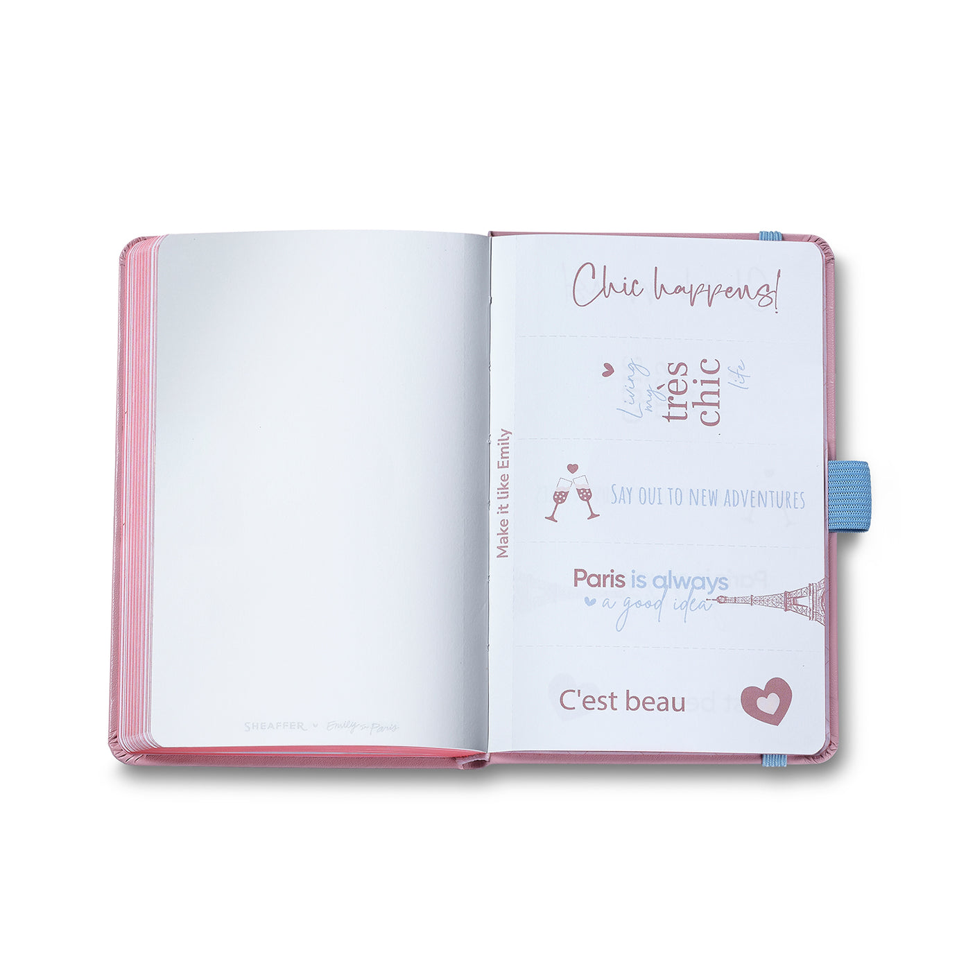 Sheaffer Emily in Paris A6 Notebook Pink