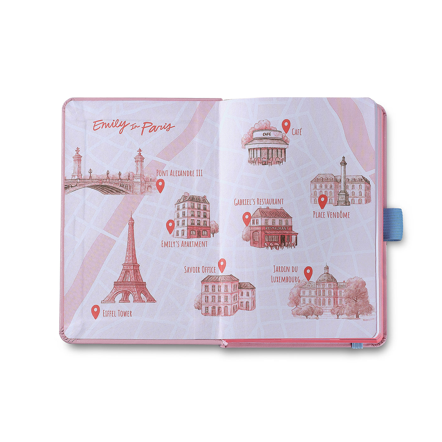 Sheaffer Emily in Paris A6 Notebook Pink