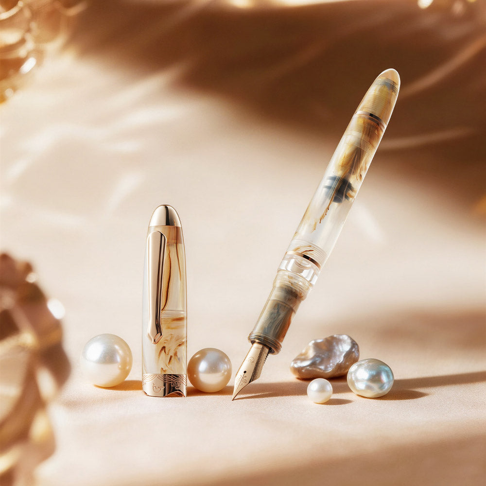 Nahvalur Horizon Fountain Pen Pearl