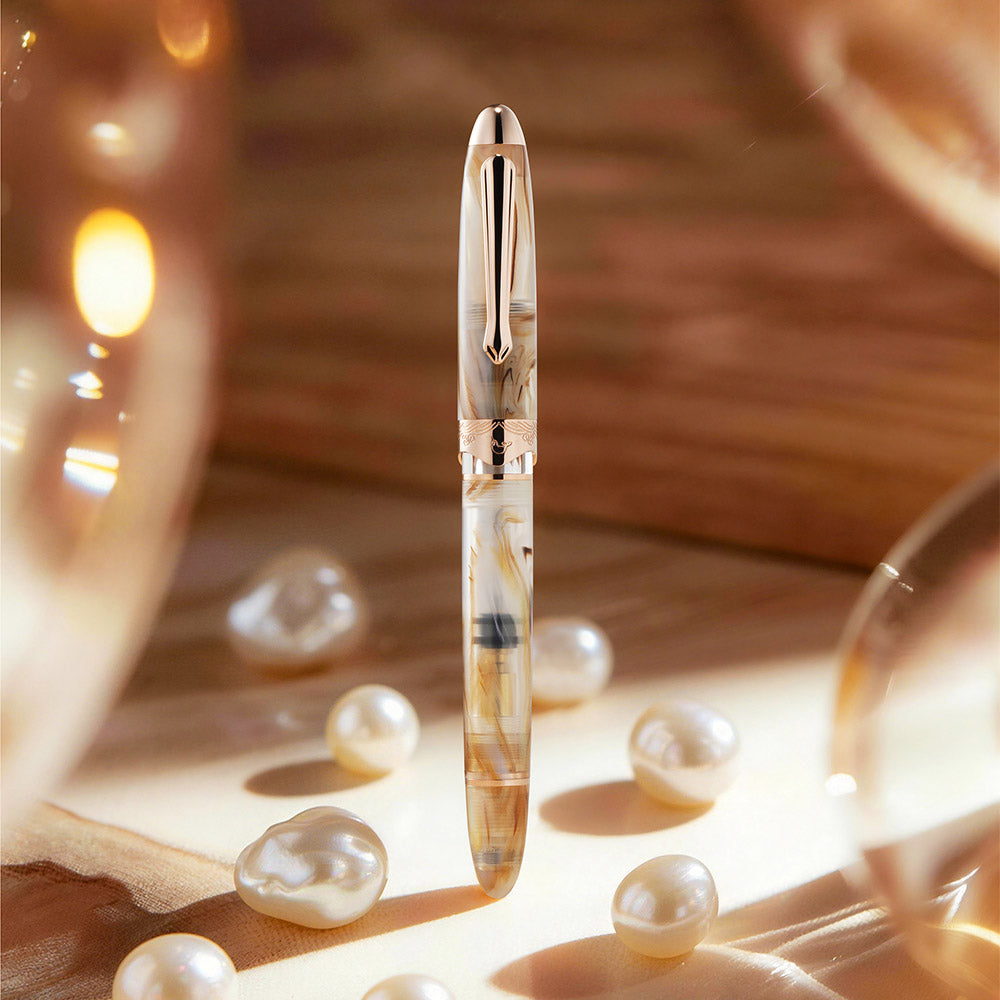Nahvalur Horizon Fountain Pen Pearl