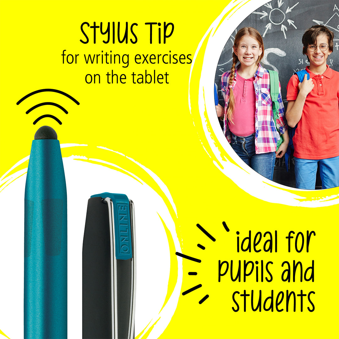 ONLINE Switch Plus Fountain Pen with Stylus Tip Petrol