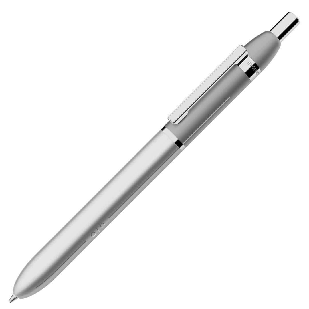 Otto Hutt design03 Ballpoint Pen Frosted Platinum