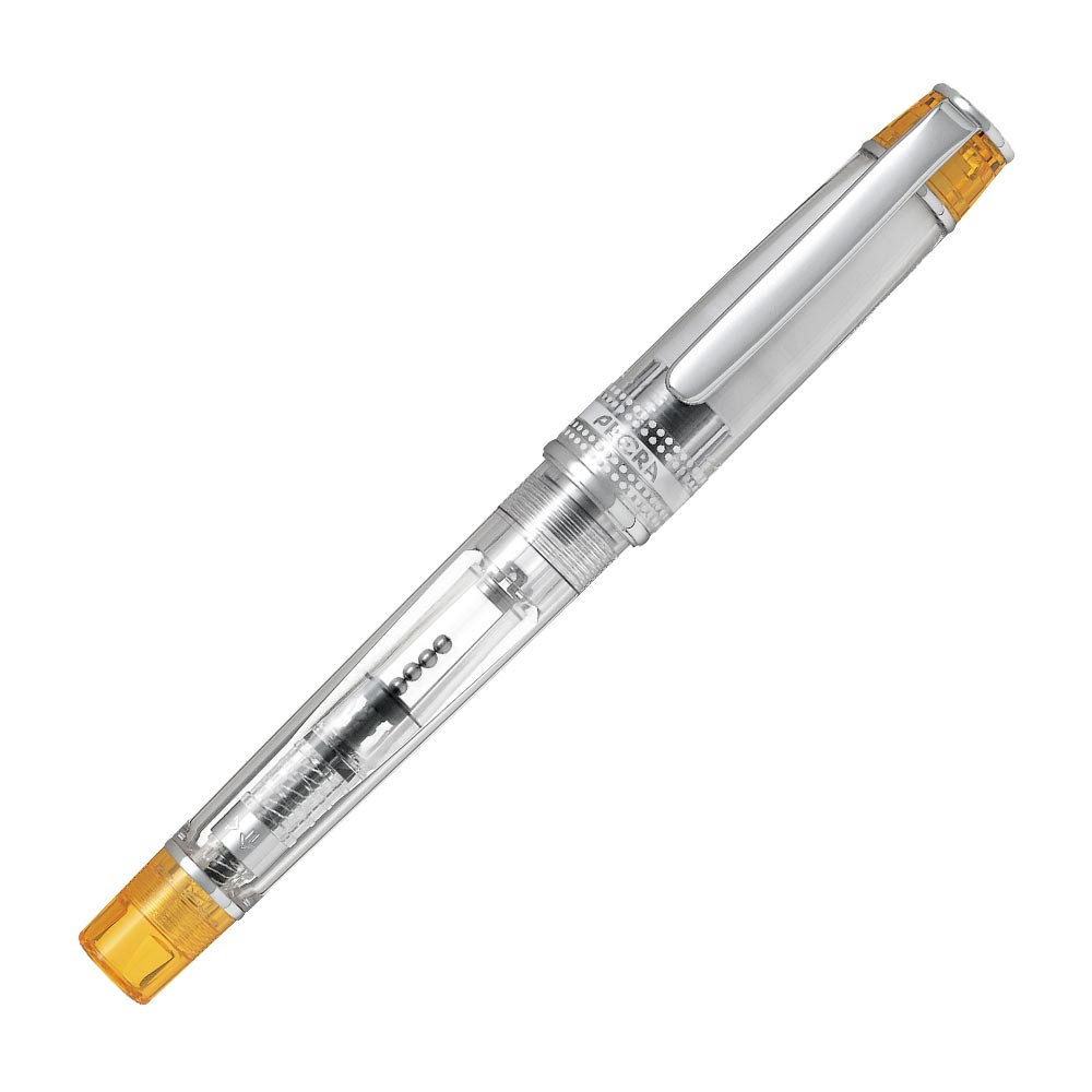 Pilot Prera Fountain Pen Transparent with Orange Trim