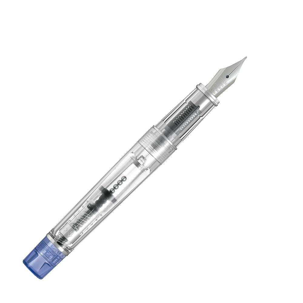 Pilot Prera Fountain Pen Transparent with Blue Trim