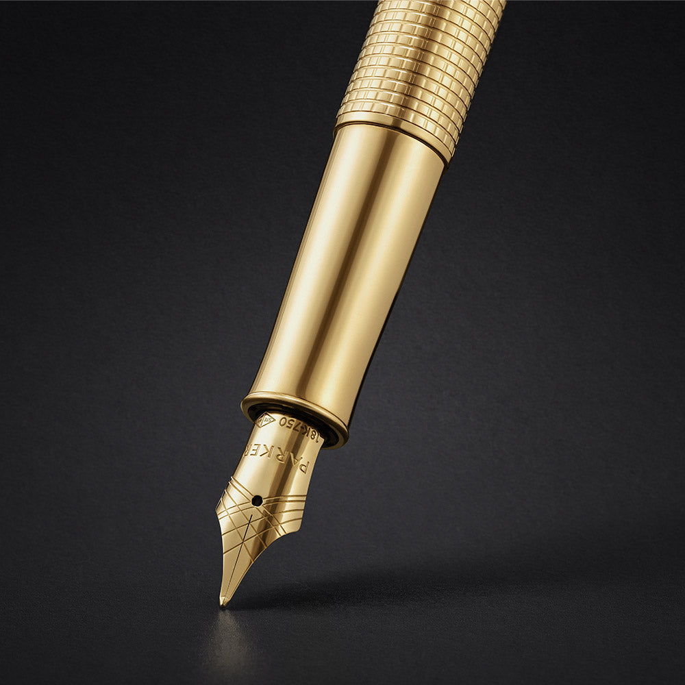 Parker Sonnet Fountain Pen Cisele Gold 18kt Nib