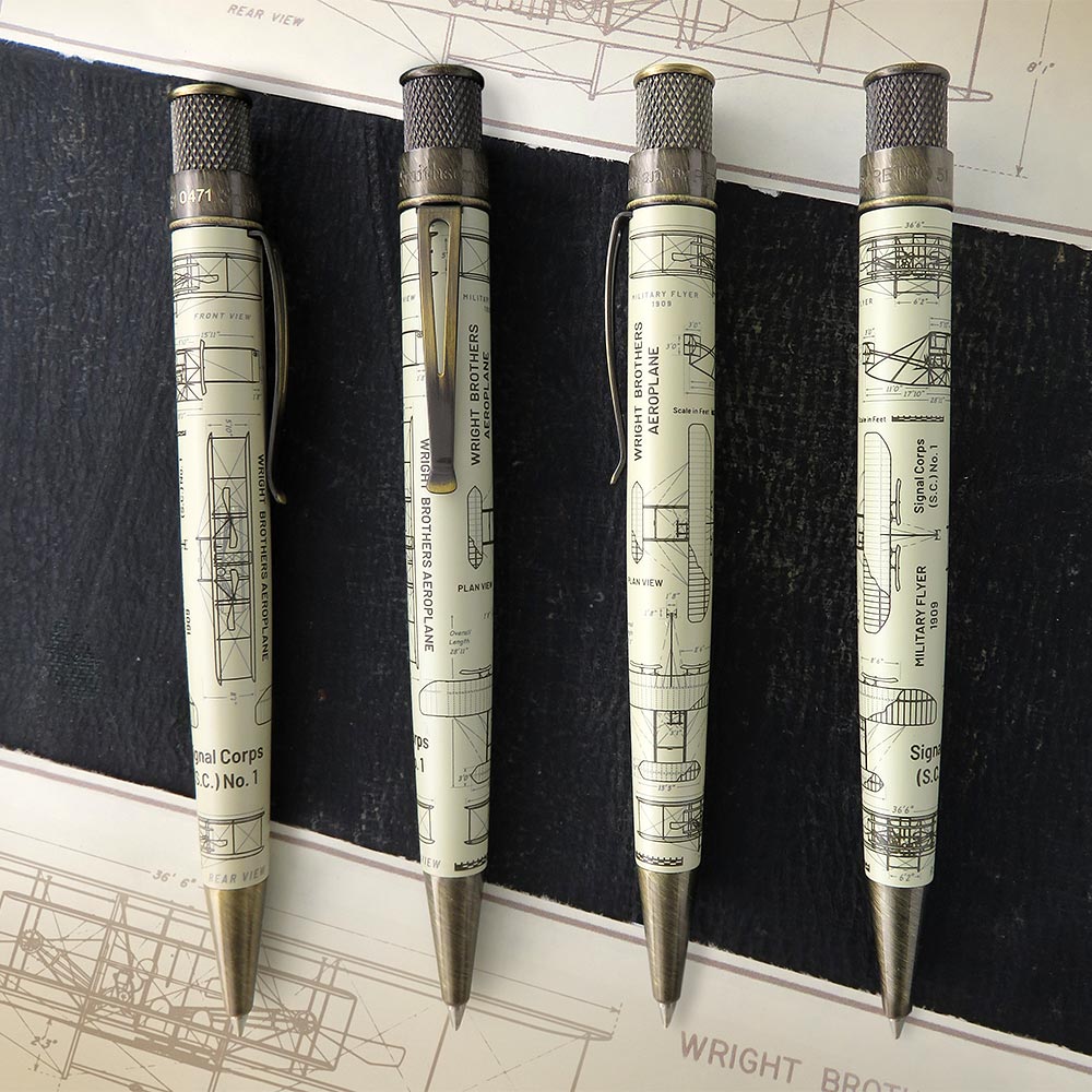 Retro 51 Tornado Rollerball Wright Brothers Aeroplane