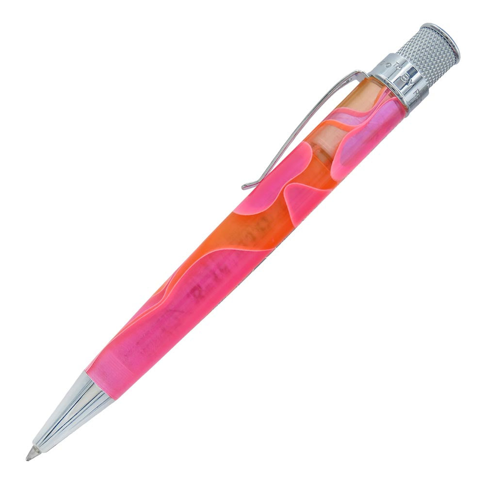 Retro 51 Tornado Rollerball Pink and Orange Cosmic Swirl