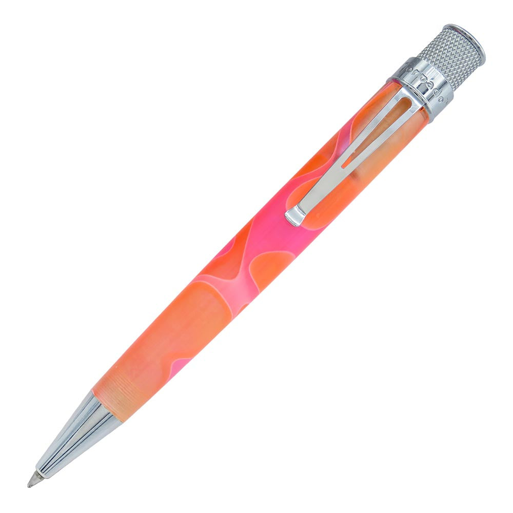 Retro 51 Tornado Rollerball Pink and Orange Cosmic Swirl