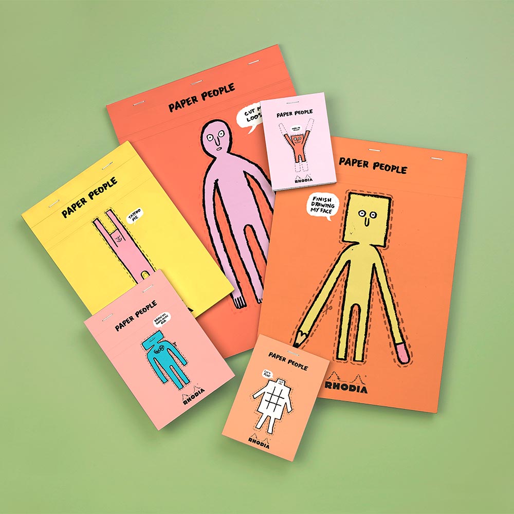 Rhodia N°12 Stapled Pad 90th Anniversary Rhodia x Jean Jullien