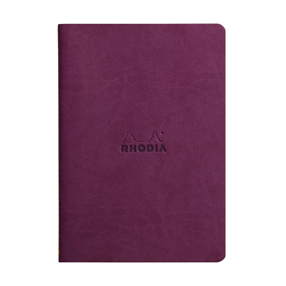 Rhodia Rhodiarama Sewn Spine Notebook Purple A5