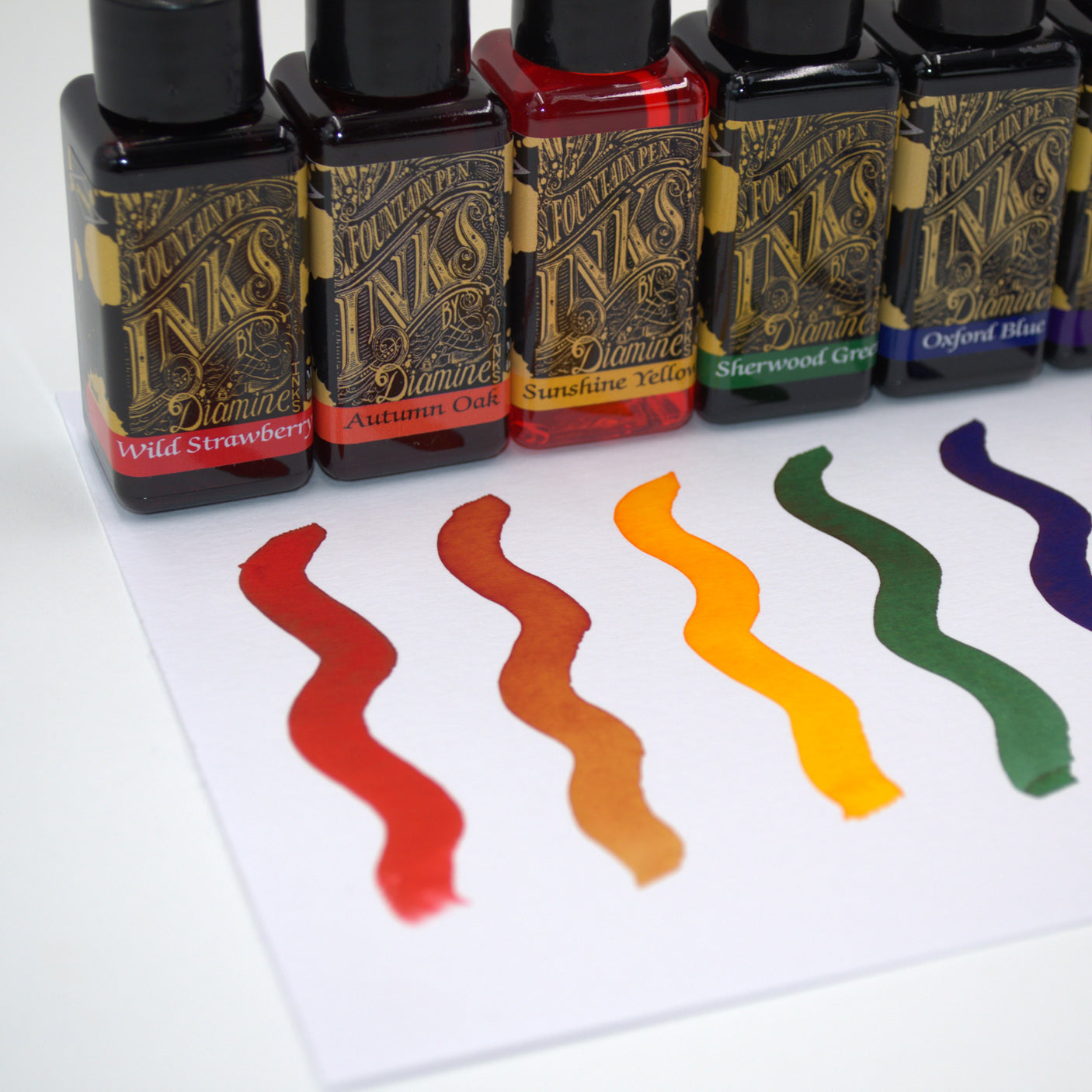 Diamine 30ml Set of 7 Colours Rainbow