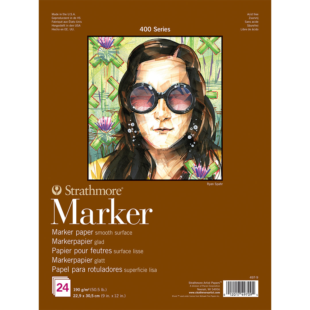 Strathmore 400 Marker Pads 9x12in