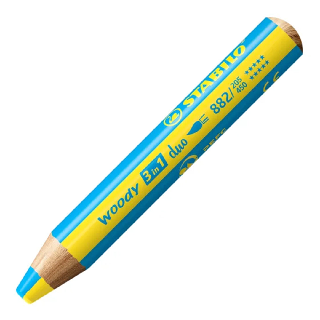 STABILO Woody 3-in-1 Multi-Talented Pencil Deskset of 15