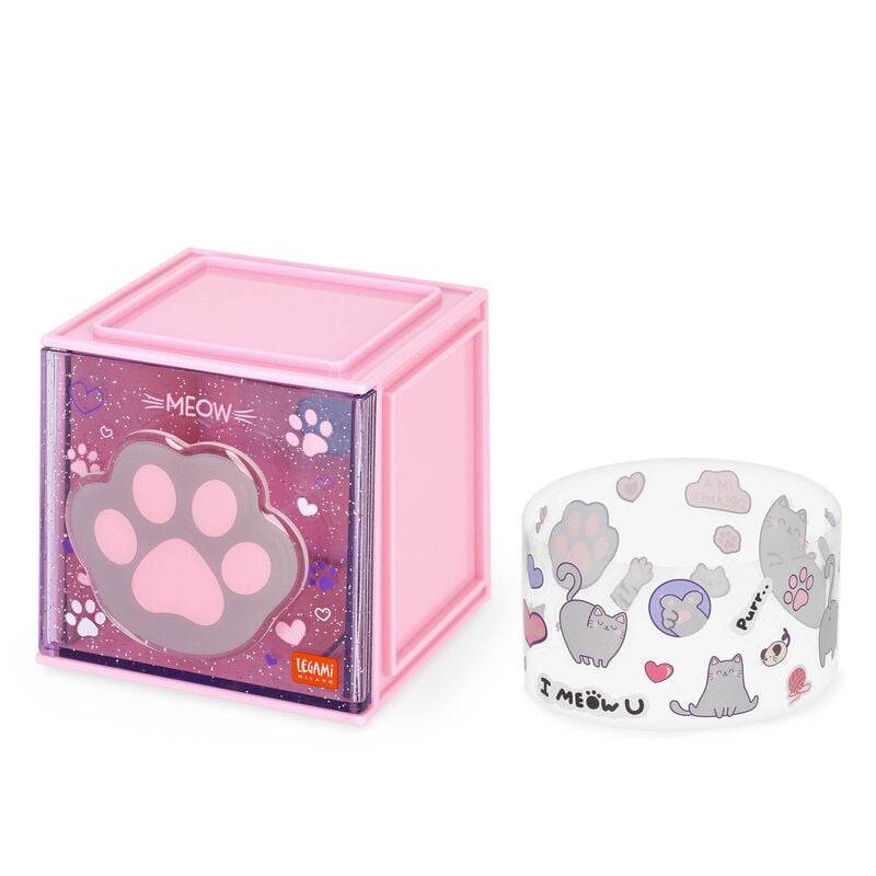 Legami Cutie Cube Stackable Organiser Kitty