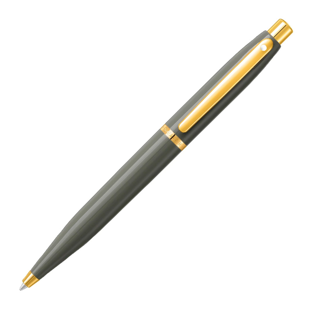 Sheaffer VFM E9427 Ballpoint Pen Light Grey With PVD Gold Trim