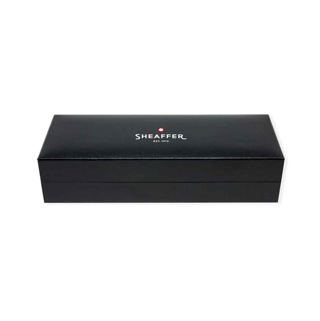 Sheaffer Sagaris E9475 Ballpoint Pen Glossy Black Barrel with Chrome Cap and Gold Trim