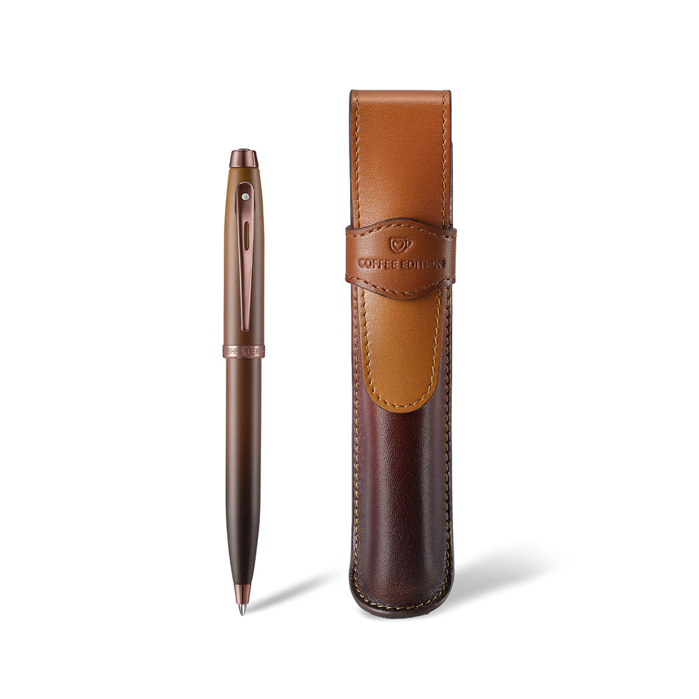 Sheaffer 100 G9374 Ballpoint Pen Coffee Edition with Pen Pouch