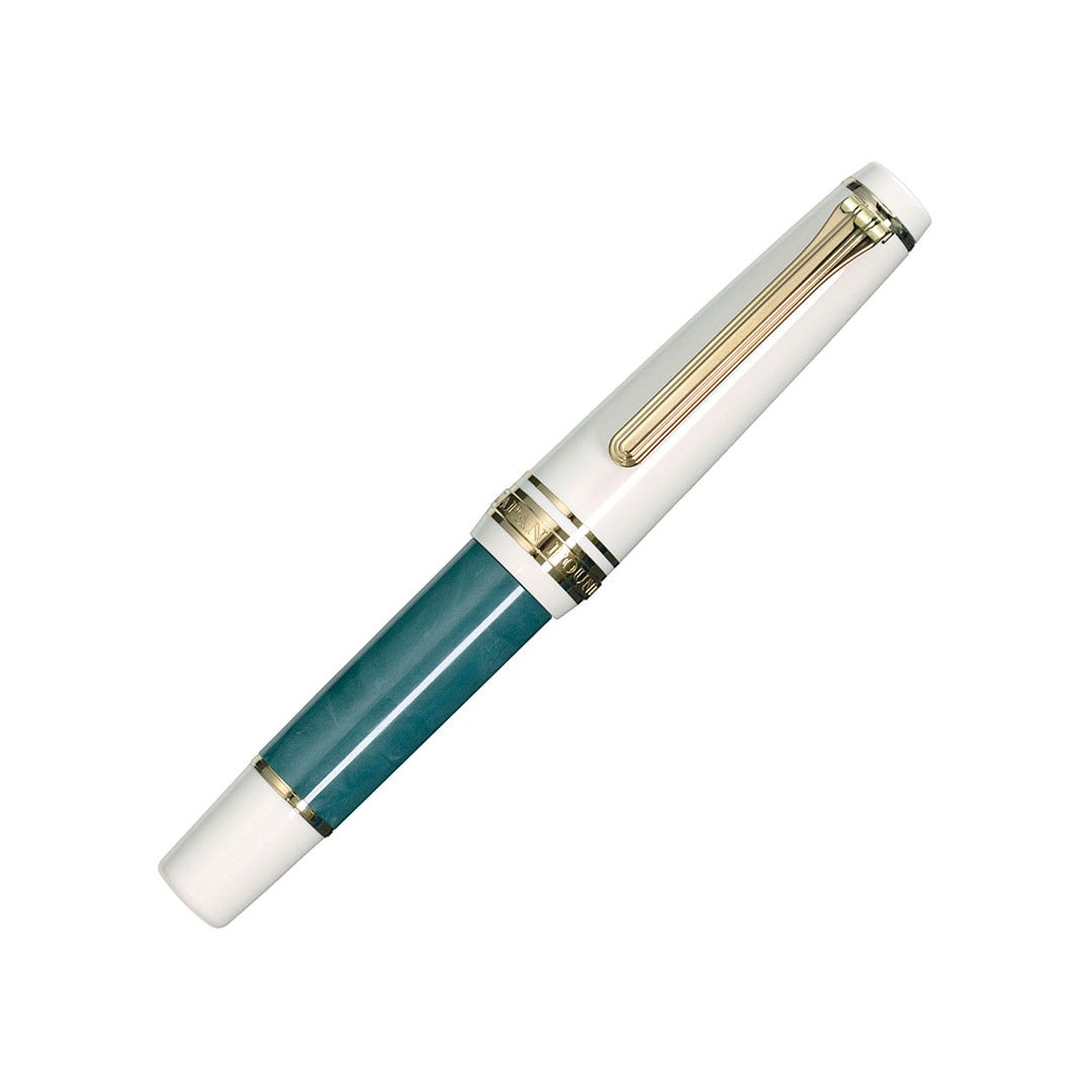 Sailor Professional Gear Slim Mini Rencontre Limited Edition Fountain Pen Vert Sapin 14k Nib