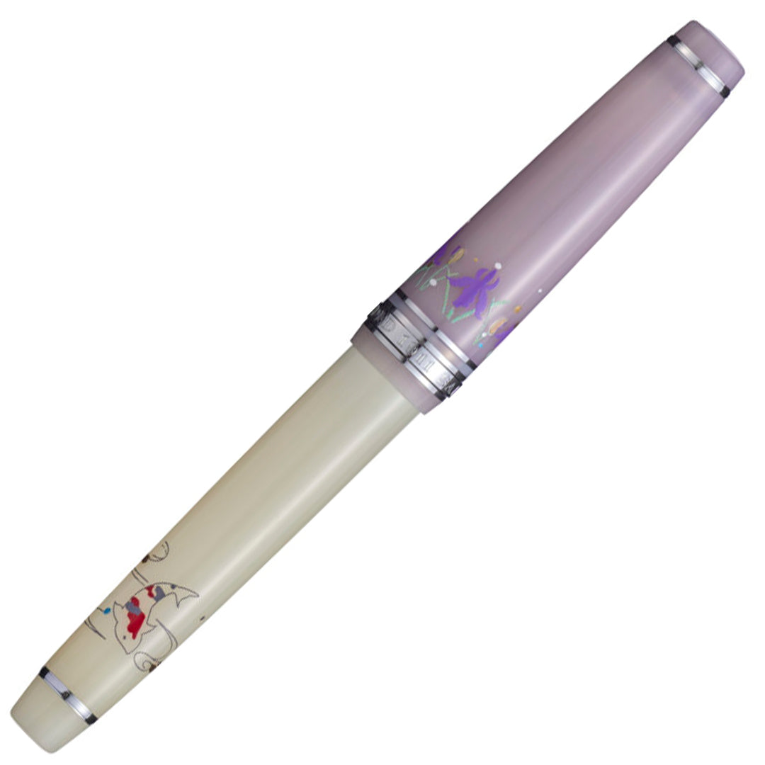 Sailor Professional Gear Slim Fountain Pen Princess Raden Shirotae 14k Nib