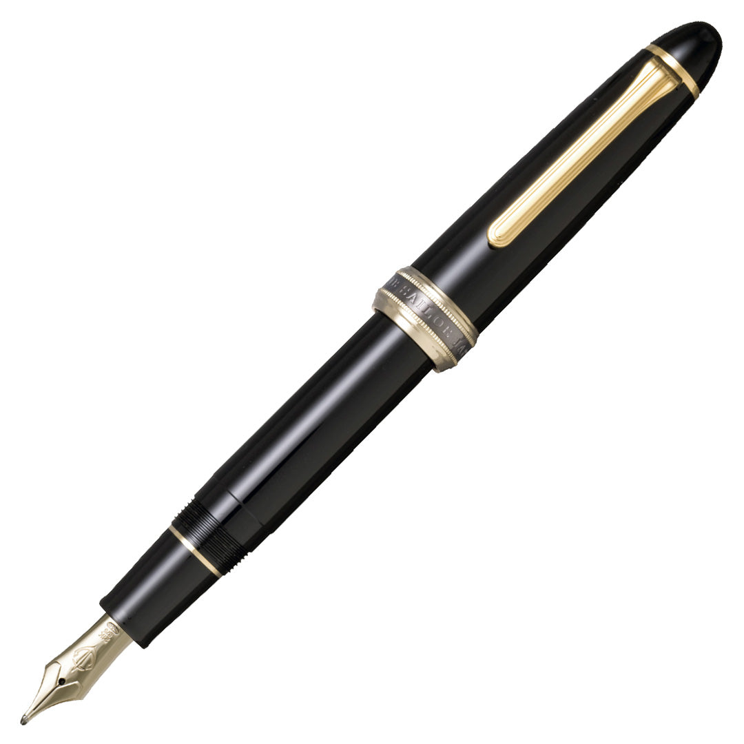 Sailor Naginata Cross Concord Gold Trimmed Fountain Pen New Ring 2022