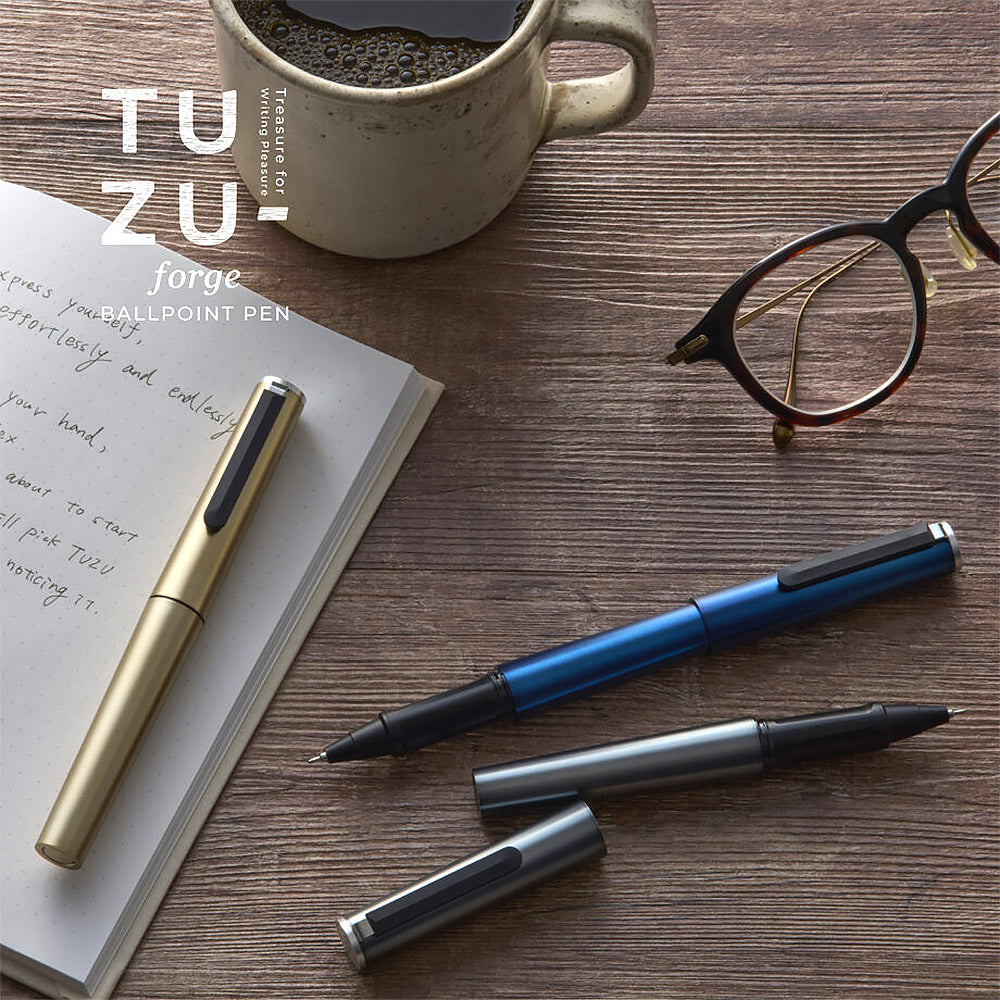 Sailor Tuzu Adjust Forge Ballpoint Pen Metallic Blue