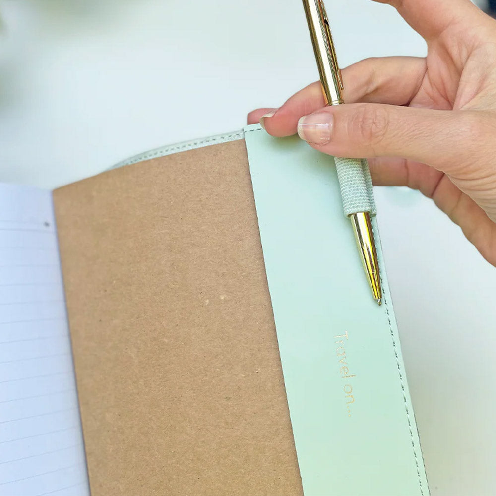 Chasing Threads Stitch Europe Travel Notebook Mint