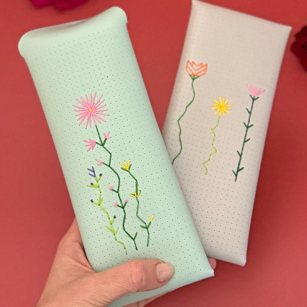 Chasing Threads Stitch Pencil Case Pink