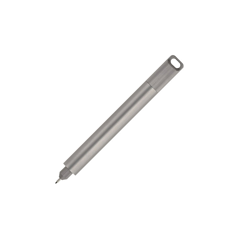 Tom's Studio Lumos Refillable Fineliner and Brush Pen Mini Single Tip Titanium
