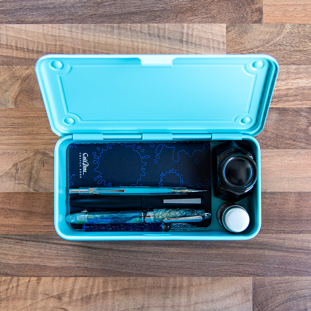 Toyo Steel Trunk Shape Toolbox T-190 Asahanada (Pale Blue)